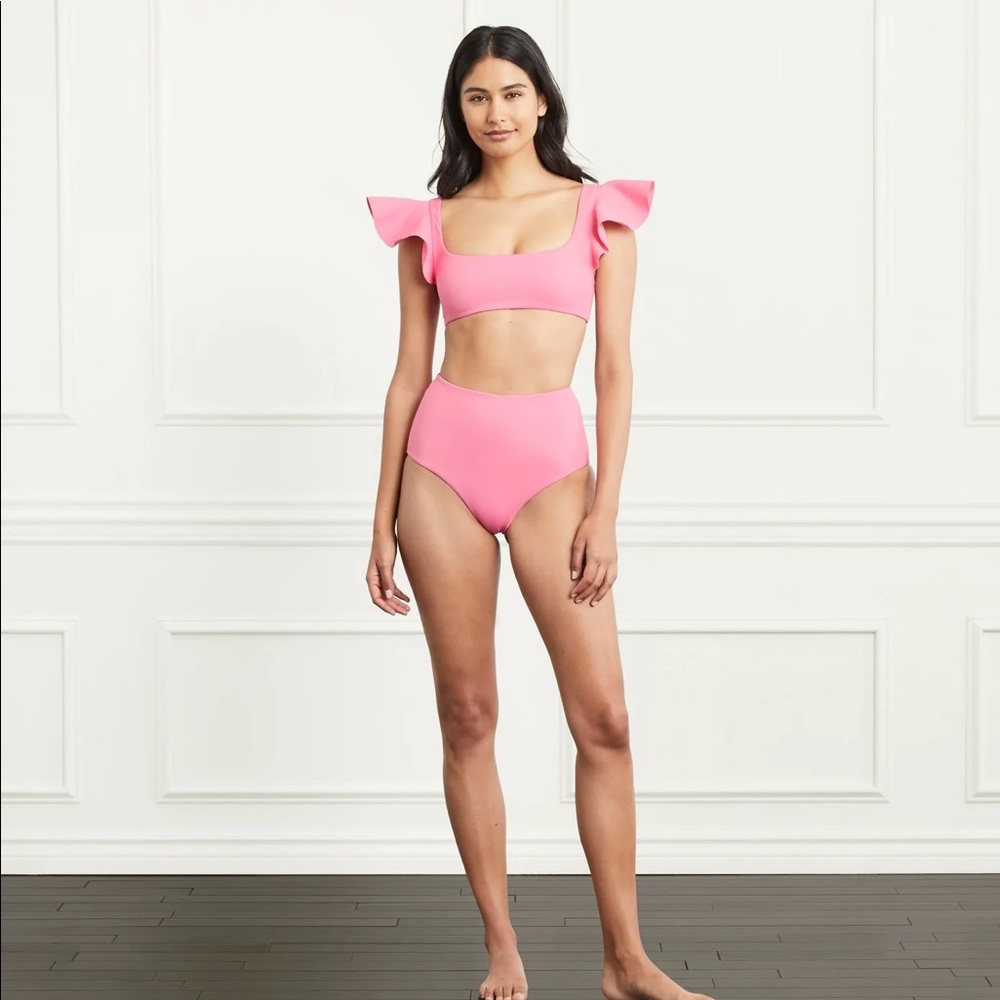 NEVER WORN. Pink Hill House bikini. Small top / medium bottom.